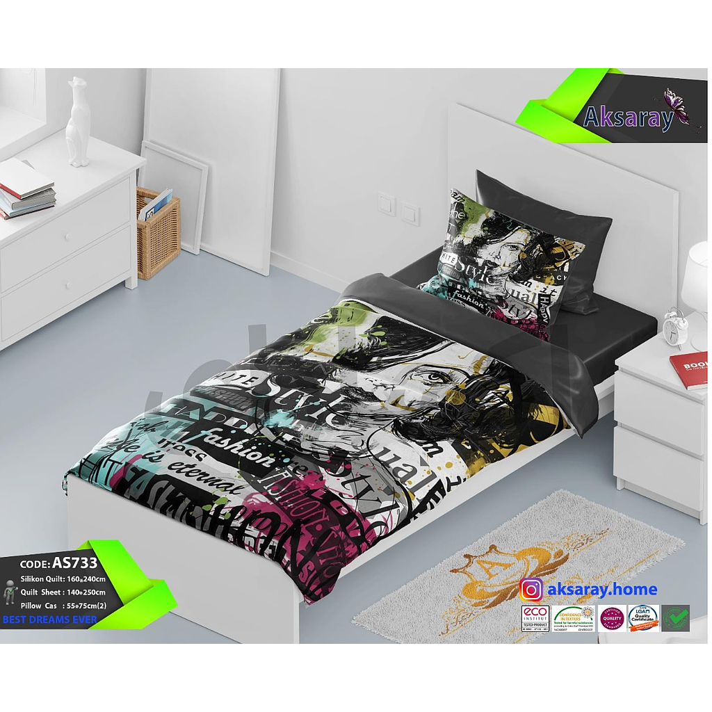 روتختی یک نفره مخمل شانلAs733